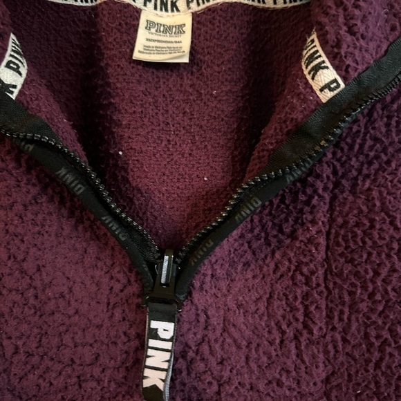 PINK Victoria secret Sherpa quarter zip - Picture 2 of 5